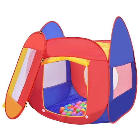 Total Tactic Portable Kid Play House Toy Tent with 100 Balls OP2972